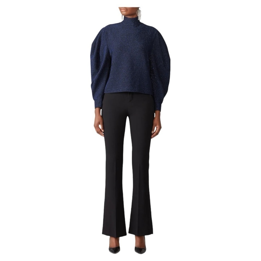 PatBO Lurex Super Sleeve Top